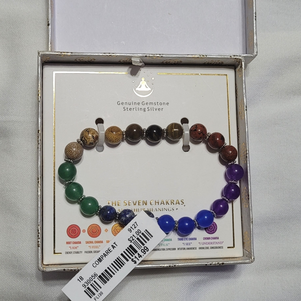 Chakra bead bracelet